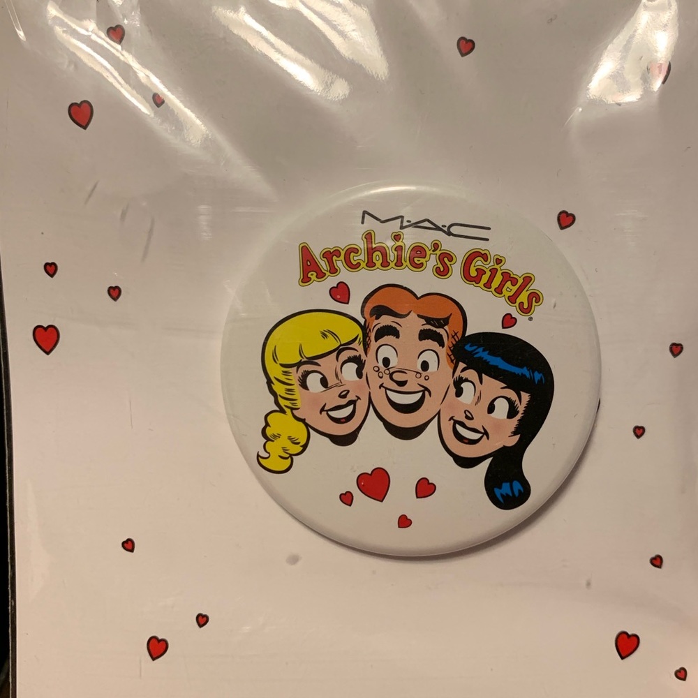 MAC cosmetics Archie’s Girls Button Pin